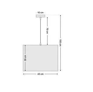 Lampa wisząca KWADRO SUE 40w30 beżowa/złota polska I sklep meblowy MIRAT.  kolekcja KWADRO-BPS
