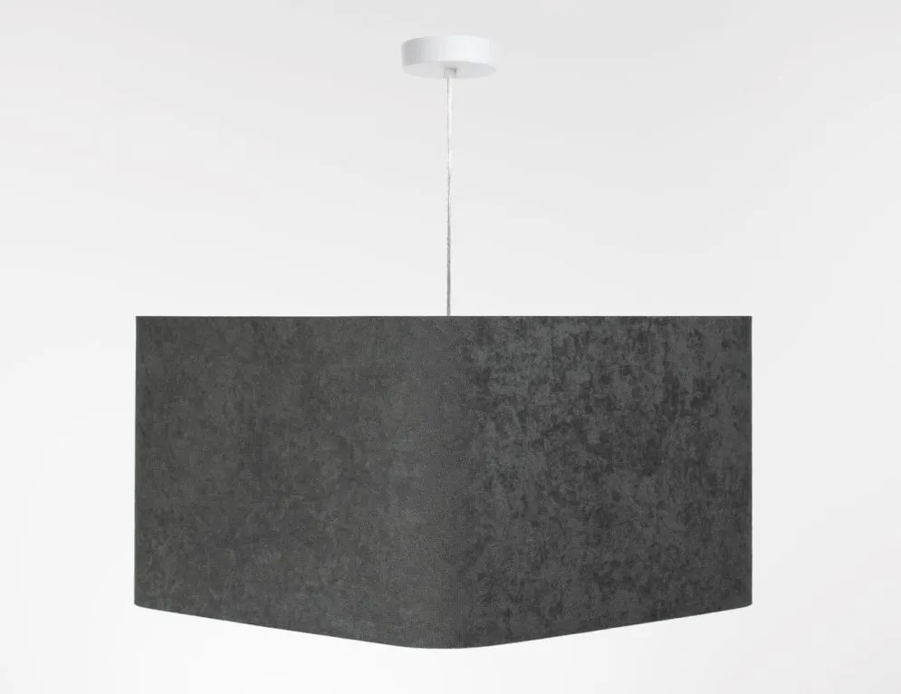 Lampa wisząca KWADRO SUE 40w25 grafitowa/złota do sypialni I sklep meblowy MIRAT. kolekcja KWADRO-BPS