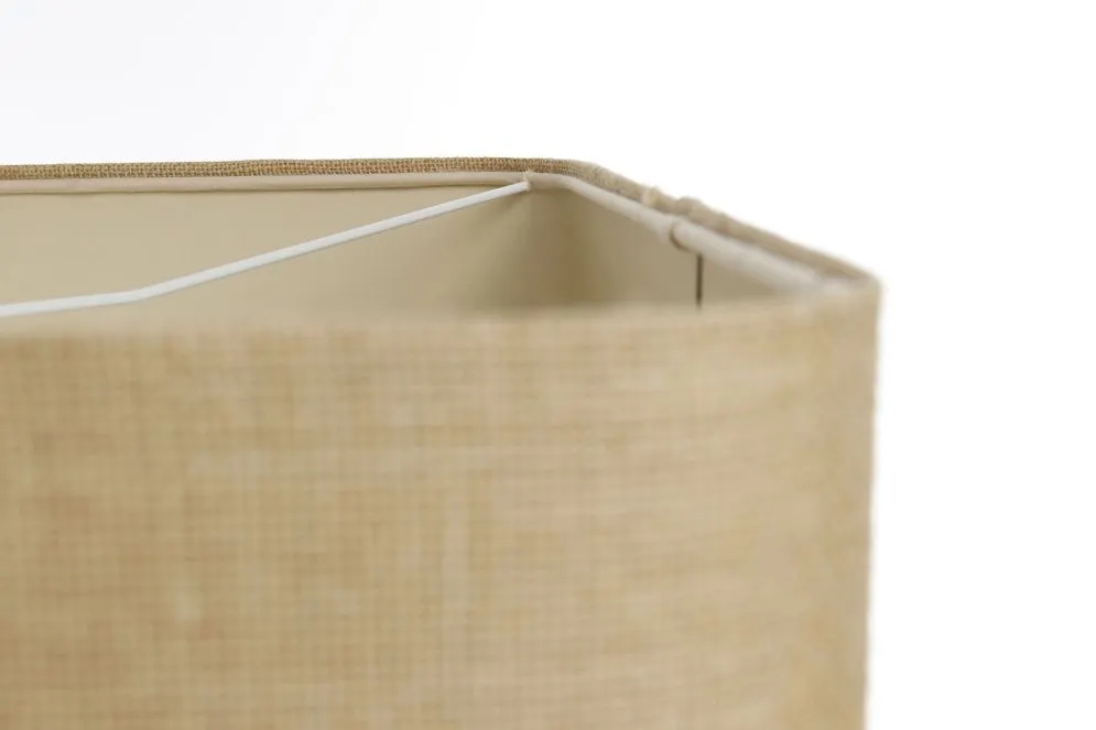 Lampa wisząca KWADRO DUO 002 51x47cm jutowa/kremowa kwadratowa I sklep meblowy MIRAT.