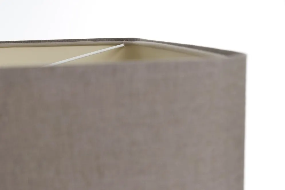 Polskiej produkcji lampa wisząca KWADRO DUO 003 51x47cm brązowa/kremowa I sklep meblowy MIRAT.