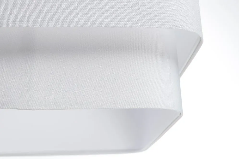 Lampa wisząca KWADRO DUO 010 51x47cm biała minimalistyczna I sklep meblowy MIRAT.