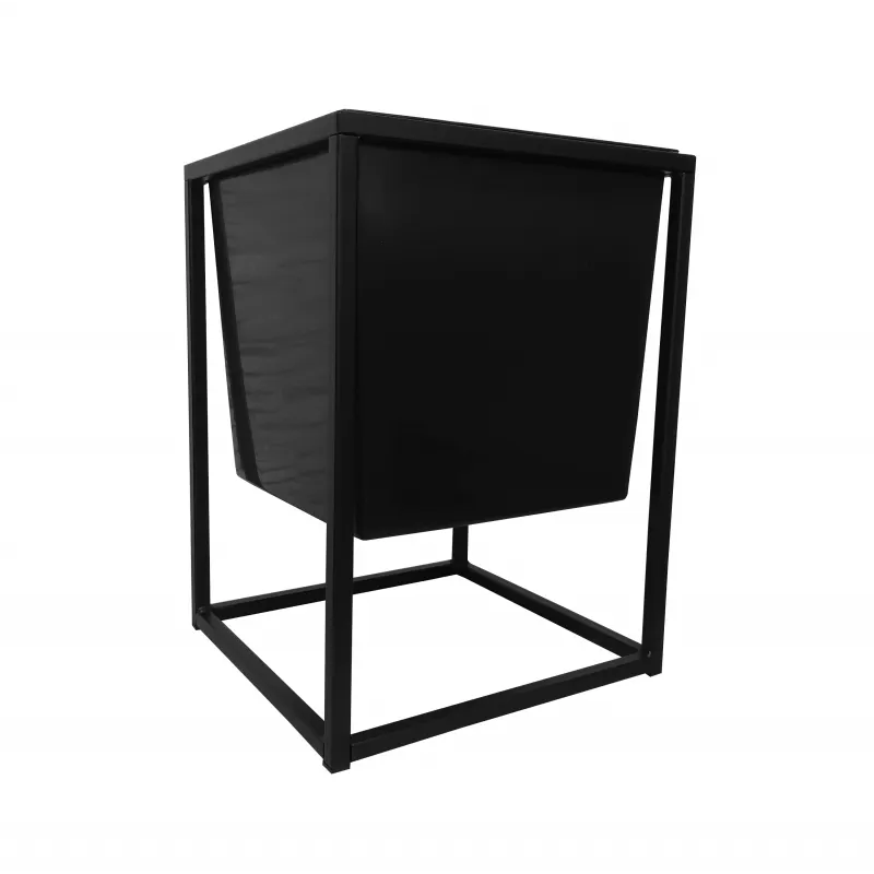 Kwietnik LAURA 25x25x35cm czarny stojący I sklep meblowy MIRAT. styl LOFT