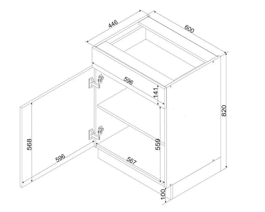 Zestaw mebli kuchennych GIANNA dł. 2m biała alaska/dąb artisan I sklep meblowy MIRAT. styl SKANDYNAWSKI kolekcja GIANNA