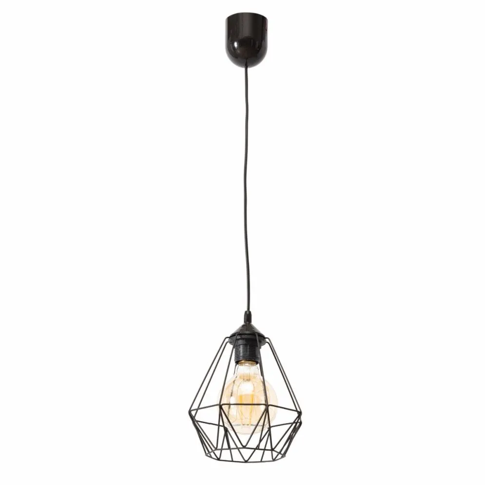 Lampa wisząca BENDINNI I czarna w stylu industrialnym I sklep meblowy MIRAT.