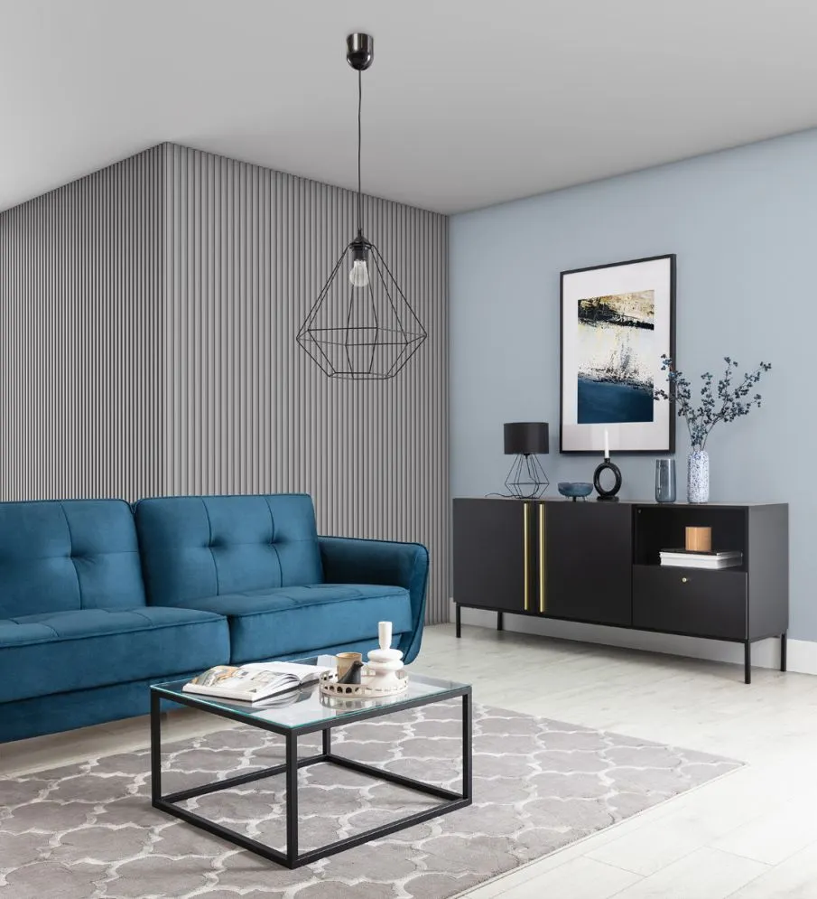 Lampa wisząca BRITA I czarna w stylu industrialnym I sklep meblowy MIRAT.