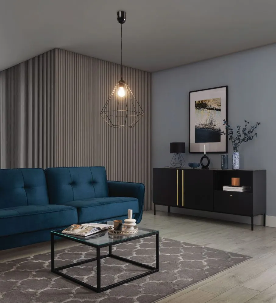 Lampa wisząca BRITA I czarna w stylu industrialnym I sklep meblowy MIRAT.