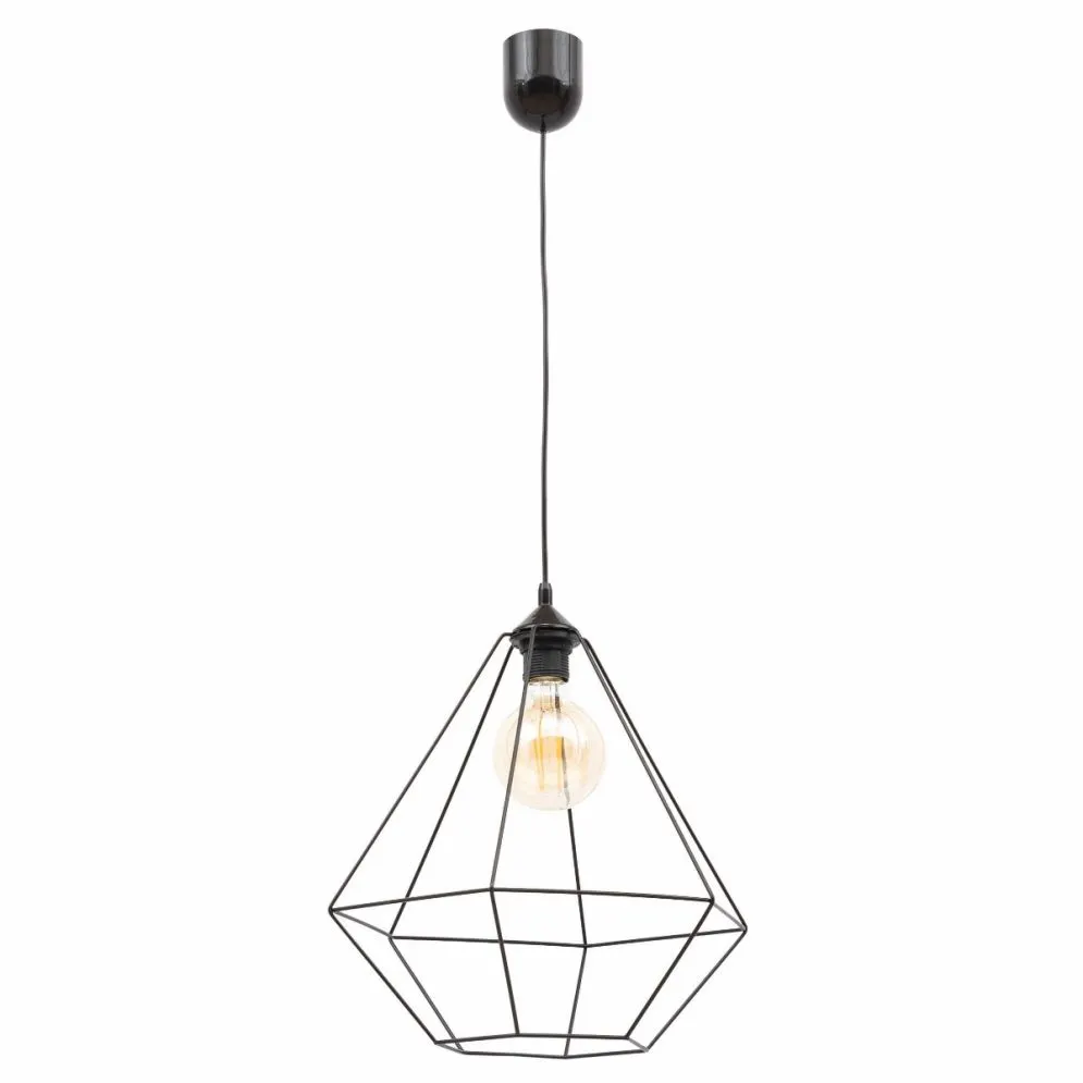 Lampa wisząca BRITA I czarna w stylu industrialnym I sklep meblowy MIRAT.