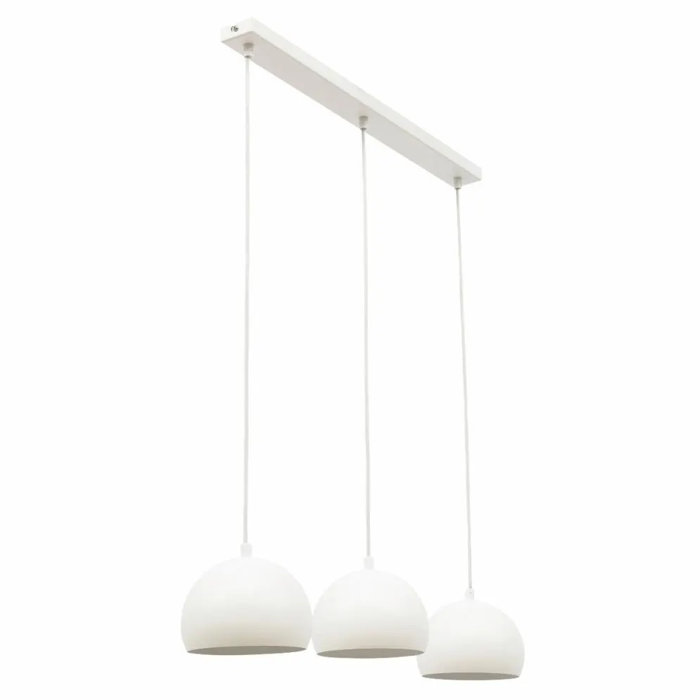 Lampa wisząca CALLIDE II biała z trzema punktami świetlnymi I sklep meblowy MIRAT.