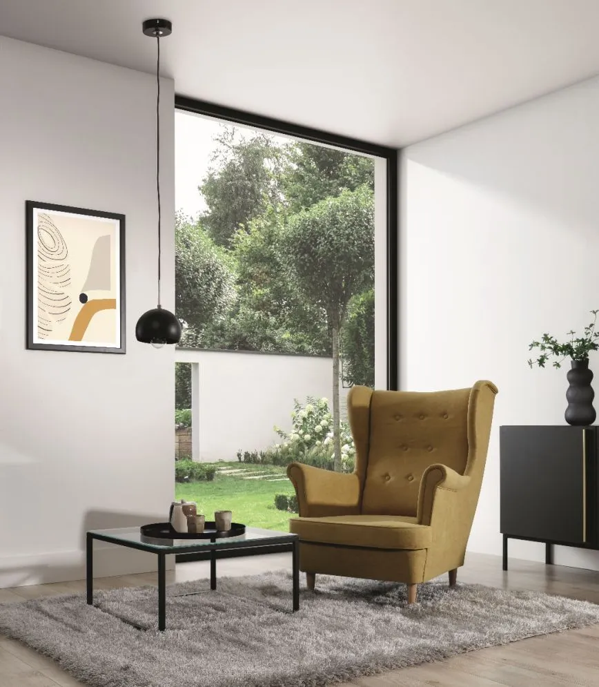 Lampa wisząca CANONUS I czarna z metalowym kloszem I sklep meblowy MIRAT.