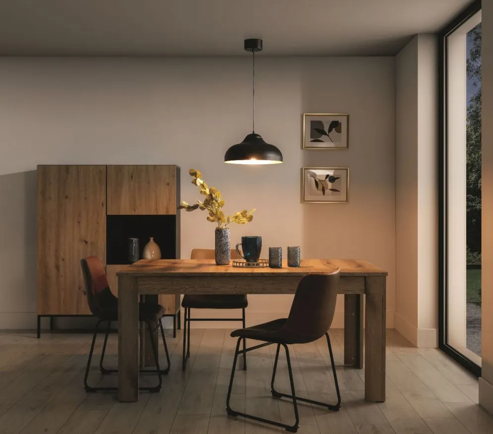 Lampa wisząca DESOLO czarna/złota w stylu loft I sklep meblowy MIRAT.