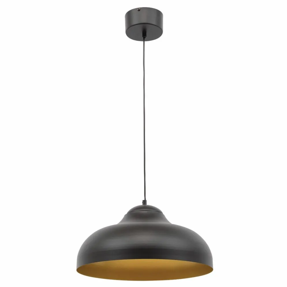 Lampa wisząca DESOLO czarna/złota w stylu loft I sklep meblowy MIRAT.