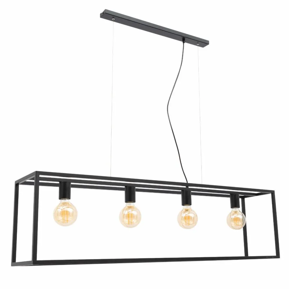 Lampa wisząca FURTIM czarna geometryczna I sklep meblowy MIRAT.