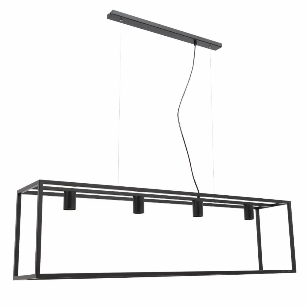 Lampa wisząca FURTIM czarna geometryczna I sklep meblowy MIRAT.