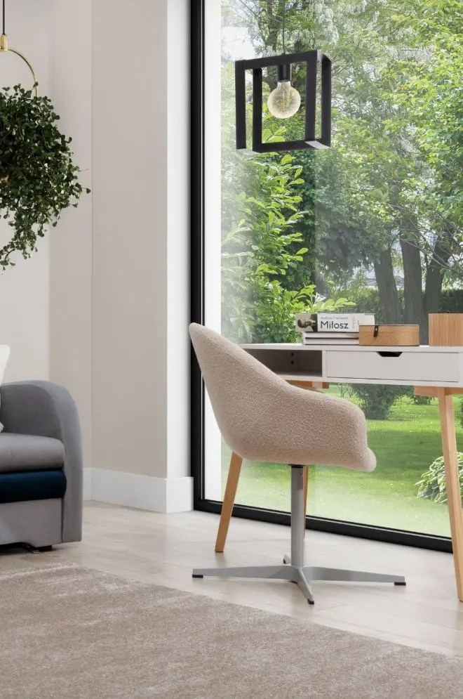 Lampa wisząca GIORRI czarna w stylu industrialnym I sklep meblowy MIRAT.