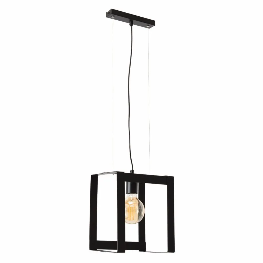 Lampa wisząca GIORRI czarna w stylu industrialnym I sklep meblowy MIRAT.