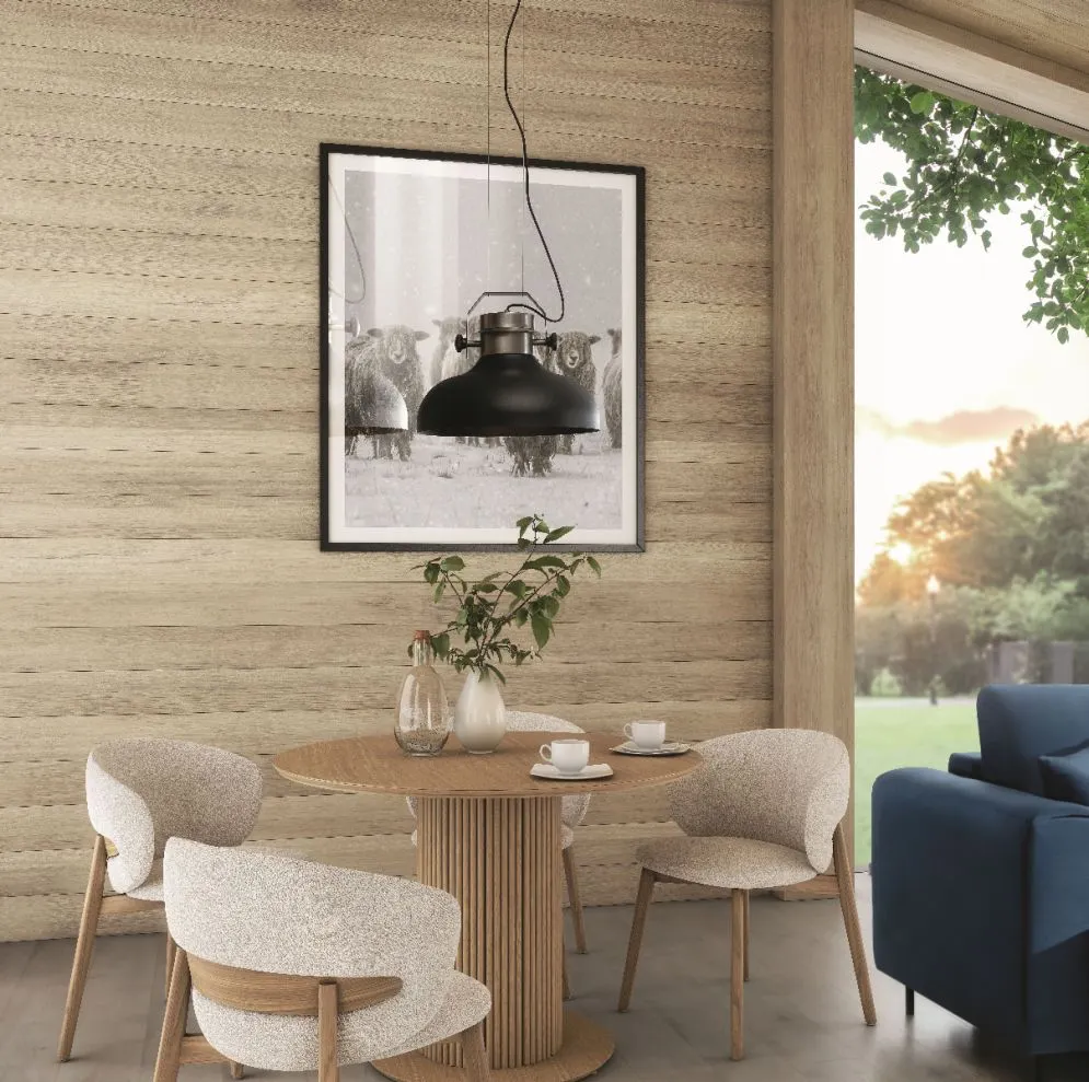 Lampa wisząca STEALLE czarna/srebrna w stylu industrialnym I sklep meblowy MIRAT.