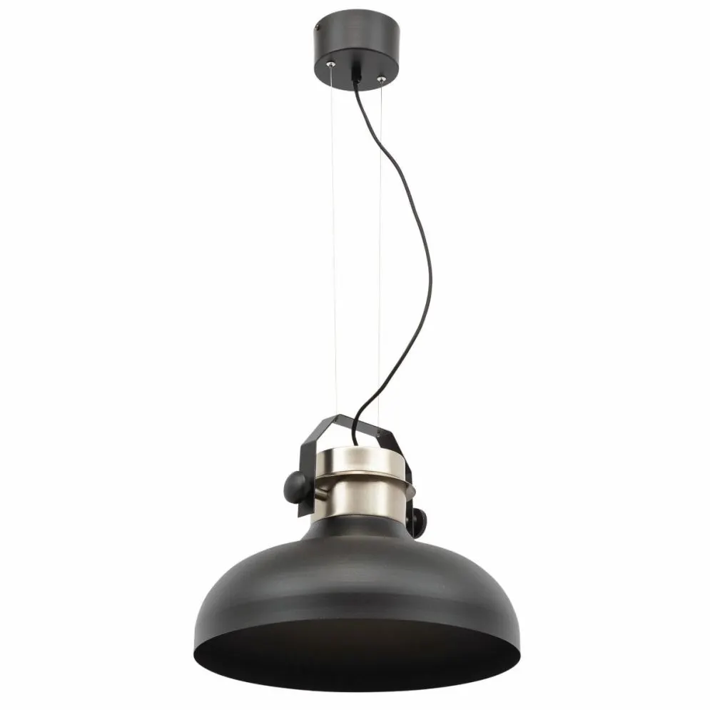 Lampa wisząca STEALLE czarna/srebrna w stylu industrialnym I sklep meblowy MIRAT.