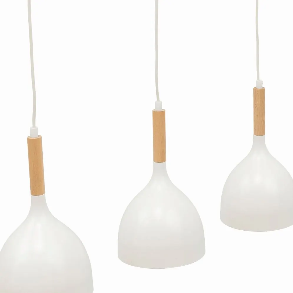 Lampa wisząca WOLDES III biała nad stół do jadalni I sklep meblowy MIRAT.