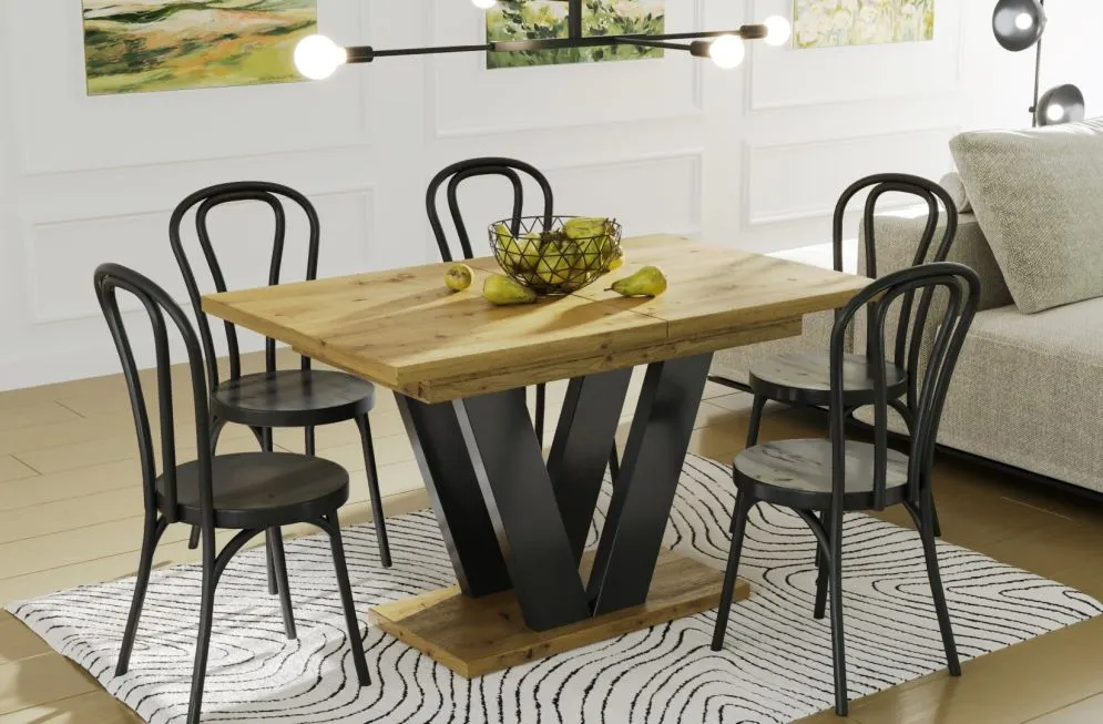 Stół rozkładany LARA 130(210)x80 dąb artisan do jadalni I sklep meblowy MIRAT. styl LOFT
