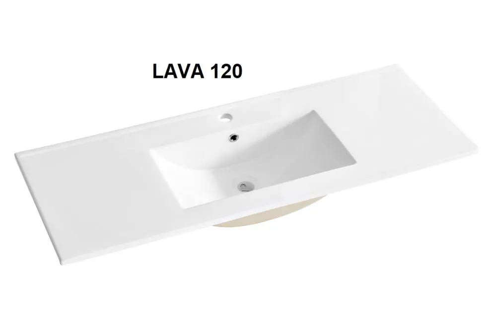 Szafka pod umywalkę FIJI WHITE 82 120cm biała wisząca I sklep meblowy MIRAT. styl RYFLOWANY, SKANDYNAWSKI kolekcja FIJI