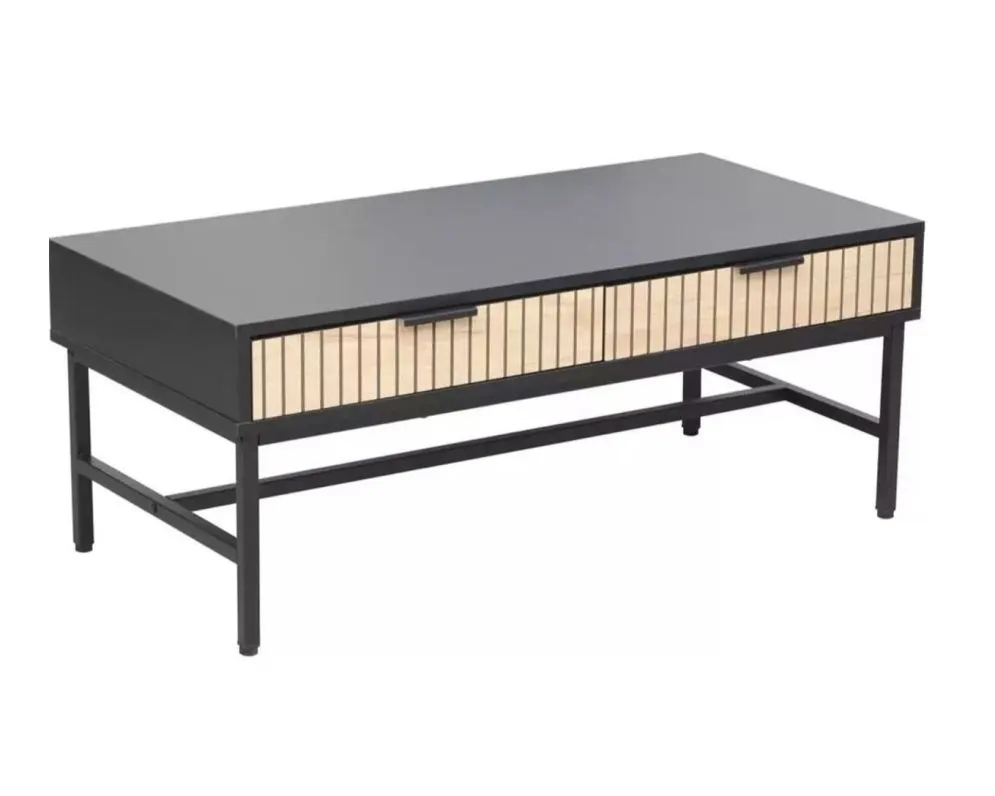 Ława MAGO 100x48 dąb/czarny mat I sklep meblowy MIRAT. styl LOFT kolekcja MAGO