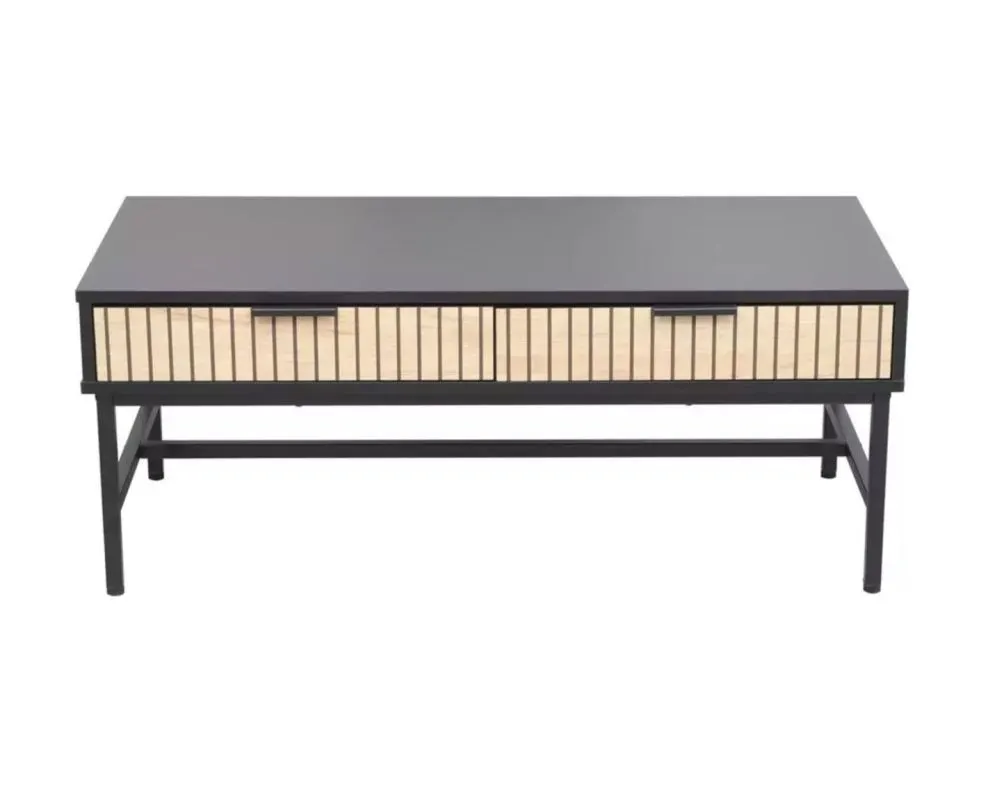 Ława MAGO 100x48 dąb/czarny mat I sklep meblowy MIRAT. styl LOFT kolekcja MAGO