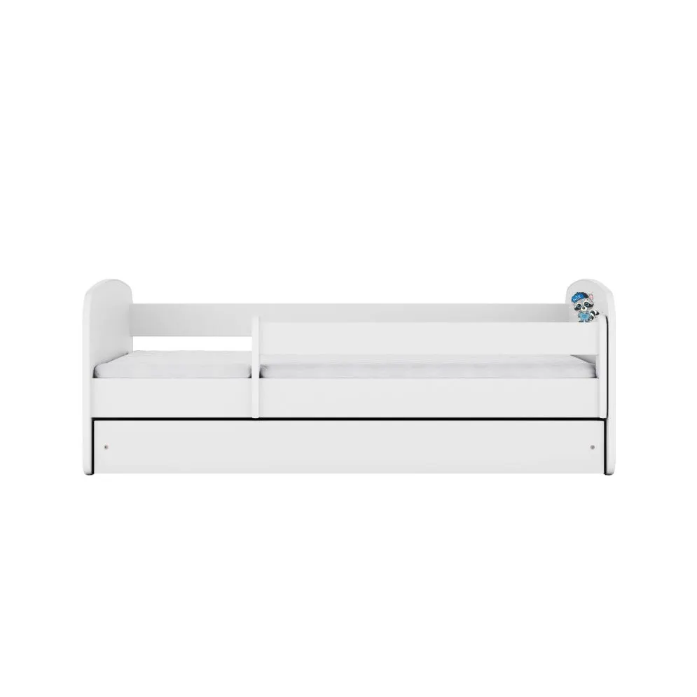 Łóżko dziecięce BABY DREAMS szop 180 z barierką i stelażem | MIRAT.  kolekcja BABY DREAMS