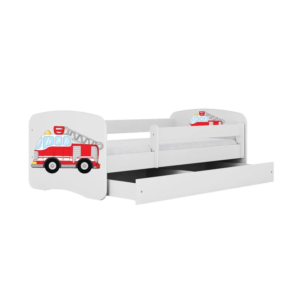 Łóżko dziecięce BABY DREAMS 180x80 straż pożarna pojedyncze | MIRAT. w stylu kolekcja BABY DREAMS