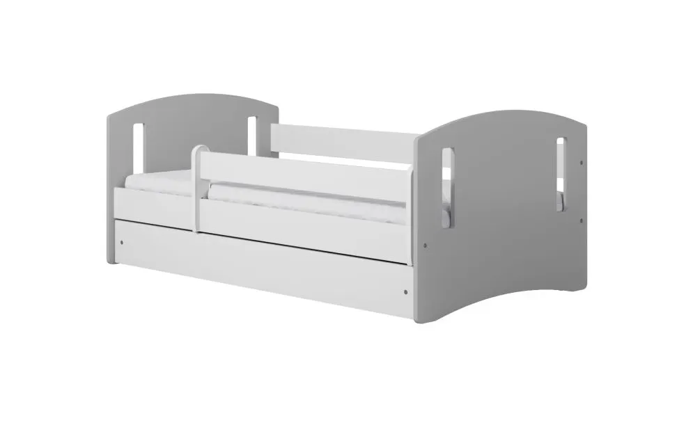 Łóżko dziecięce CLASSIC 2 180x80 MIX z barierką | MIRAT. kolekcja CLASSIC