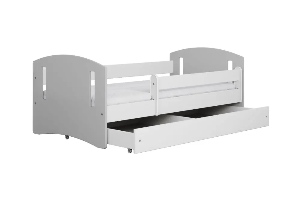 Łóżko dziecięce CLASSIC 2 180x80 MIX z barierką | MIRAT. kolekcja CLASSIC