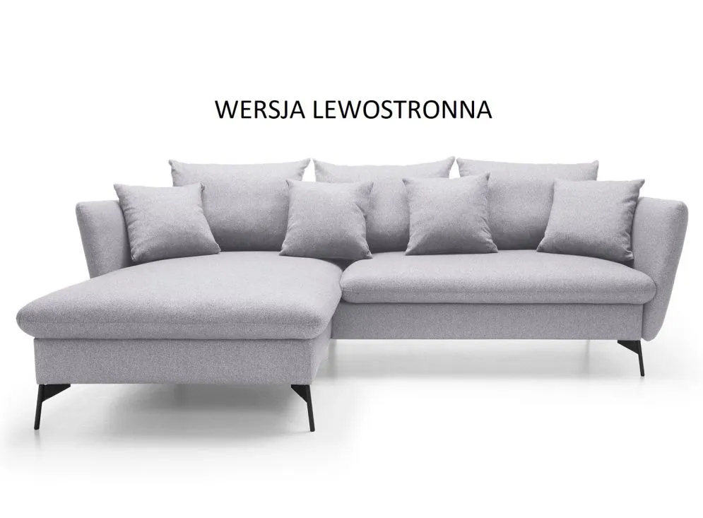 Narożnik z funkcją spania LINDA szary do salonu I sklep meblowy MIRAT.