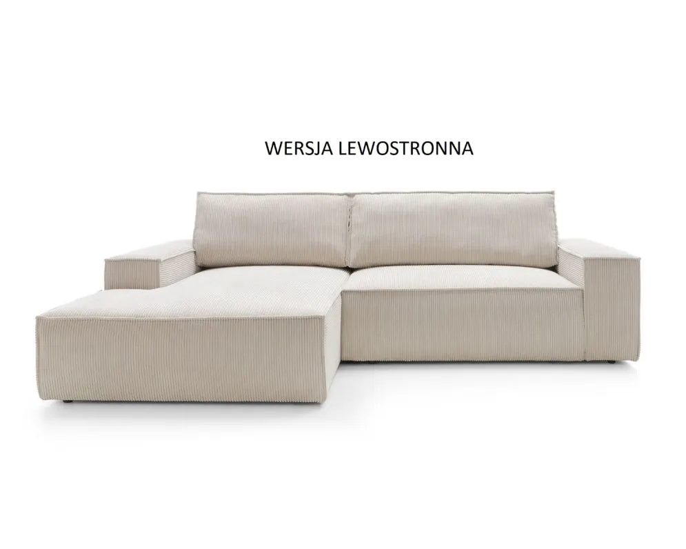 Narożnik z funkcją spania FELICIA M kremowy prawy/lewy I sklep meblowy MIRAT.