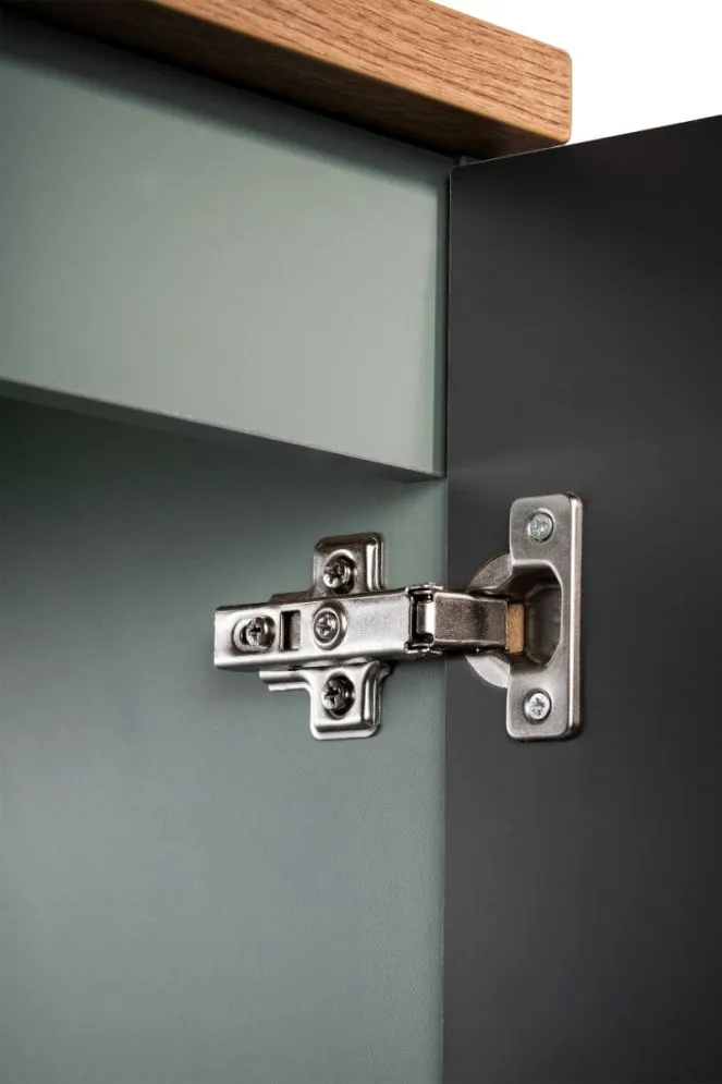 Szafka pod umywalkę LINE REED GREEN D 82-60-2D zielona szałwiowa I sklep meblowy MIRAT. styl RYFLOWANY