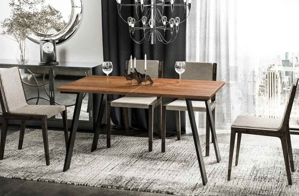 Stół rozkładany LIWIA 130(210)x80 dąb stirling 8-osobowy I sklep meblowy MIRAT. styl LOFT