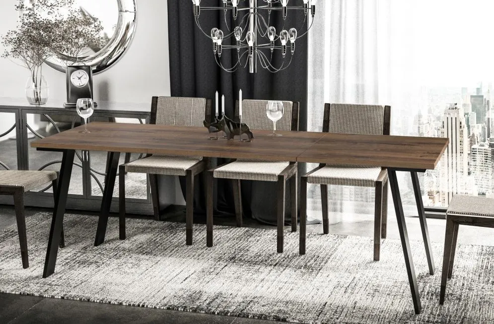 Stół rozkładany LIWIA 130(210)x80 dąb monastery polskiej produkcji I sklep meblowy MIRAT. styl LOFT