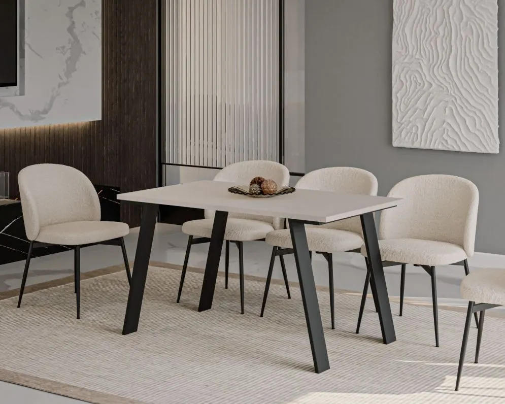 Stół rozkładany LIWIA 130(210)x80 kaszmirowy I sklep meblowy MIRAT. styl LOFT