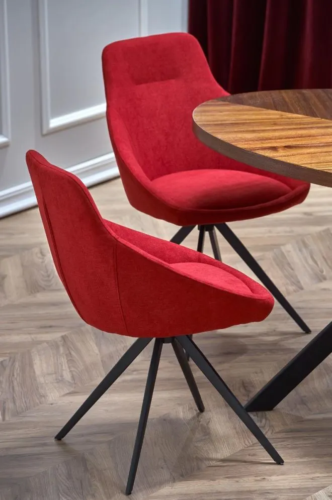 Stół LOCARNO 170x90 orzech/czarny owalny firmy Halmar | MIRAT. styl LOFT