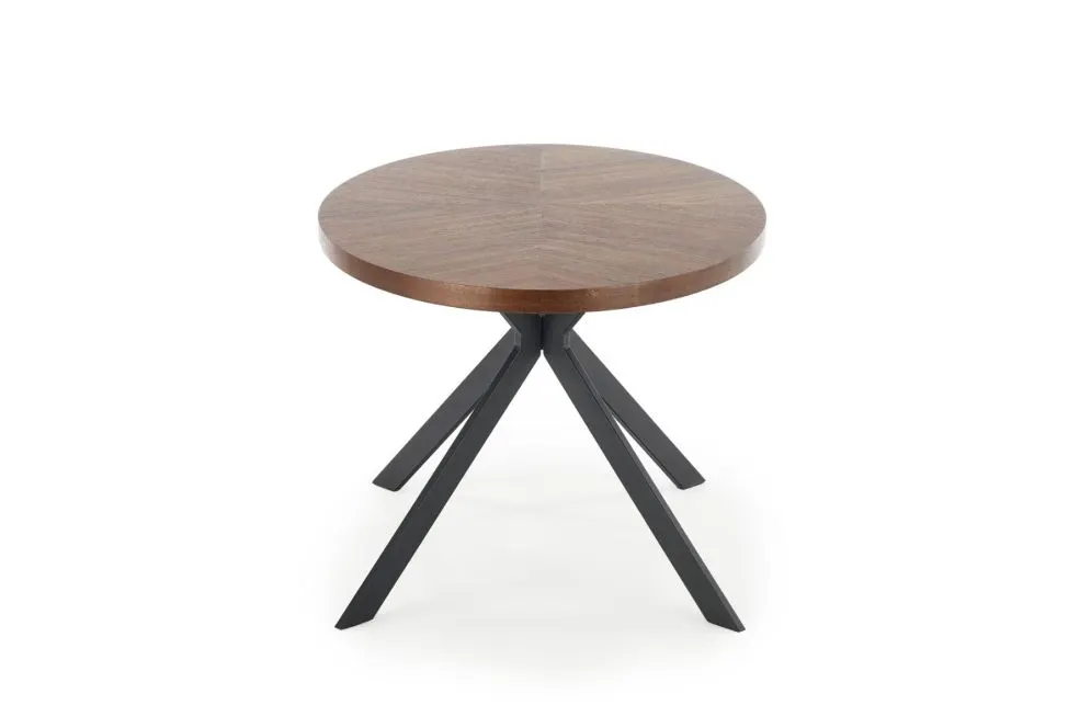 Stół LOCARNO 170x90 orzech/czarny owalny firmy Halmar | MIRAT. styl LOFT