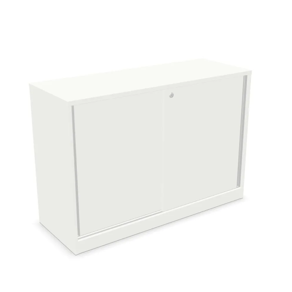 Szafka biurowa przesuwna EASY SPACE CABINET S 1.5-OH 120cm biała zamykana I sklep meblowy MIRAT.