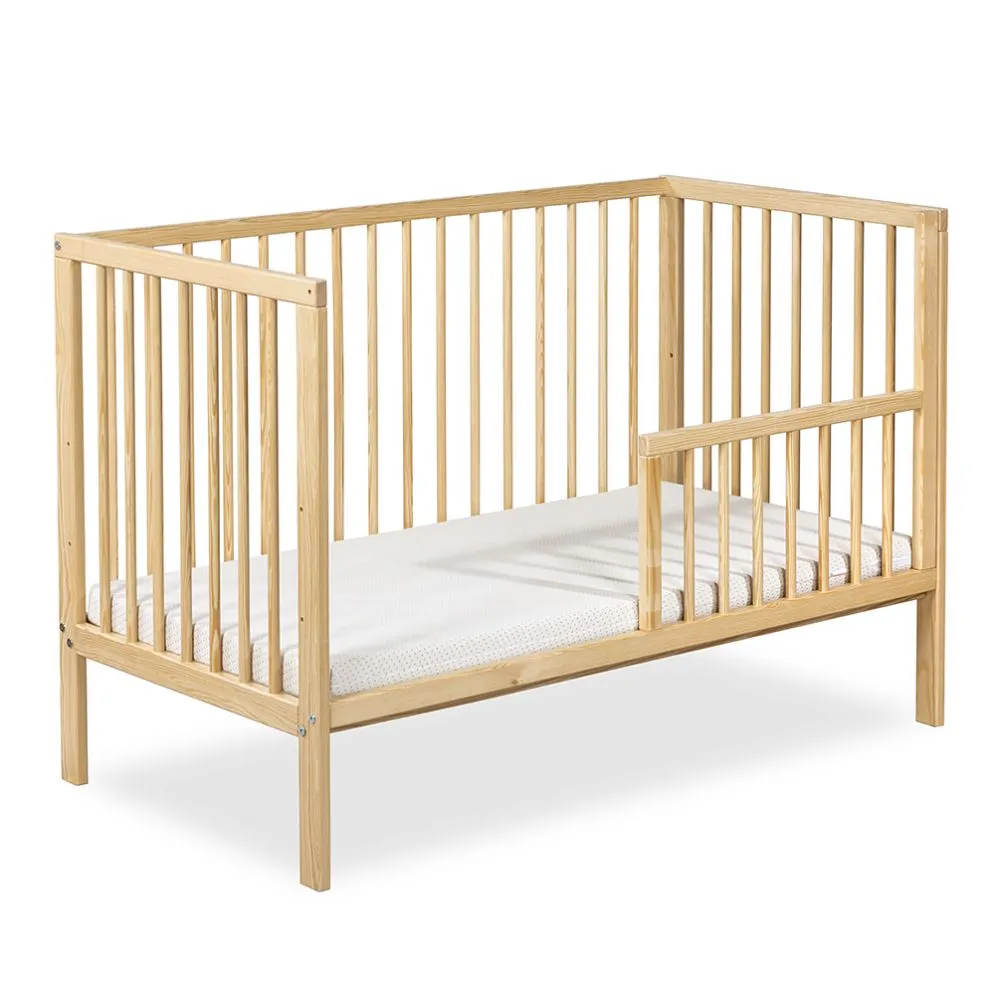 Łóżeczko dziecięce NINA 120x60 sosna lite drewno I sklep meblowy MIRAT. styl SKANDYNAWSKI