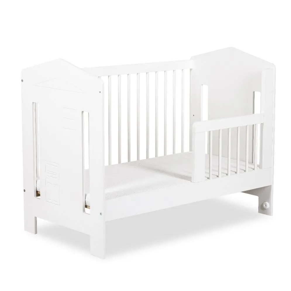 Łóżeczko dziecięce IDA 120x60 białe polskiej produkcji I sklep meblowy MIRAT.