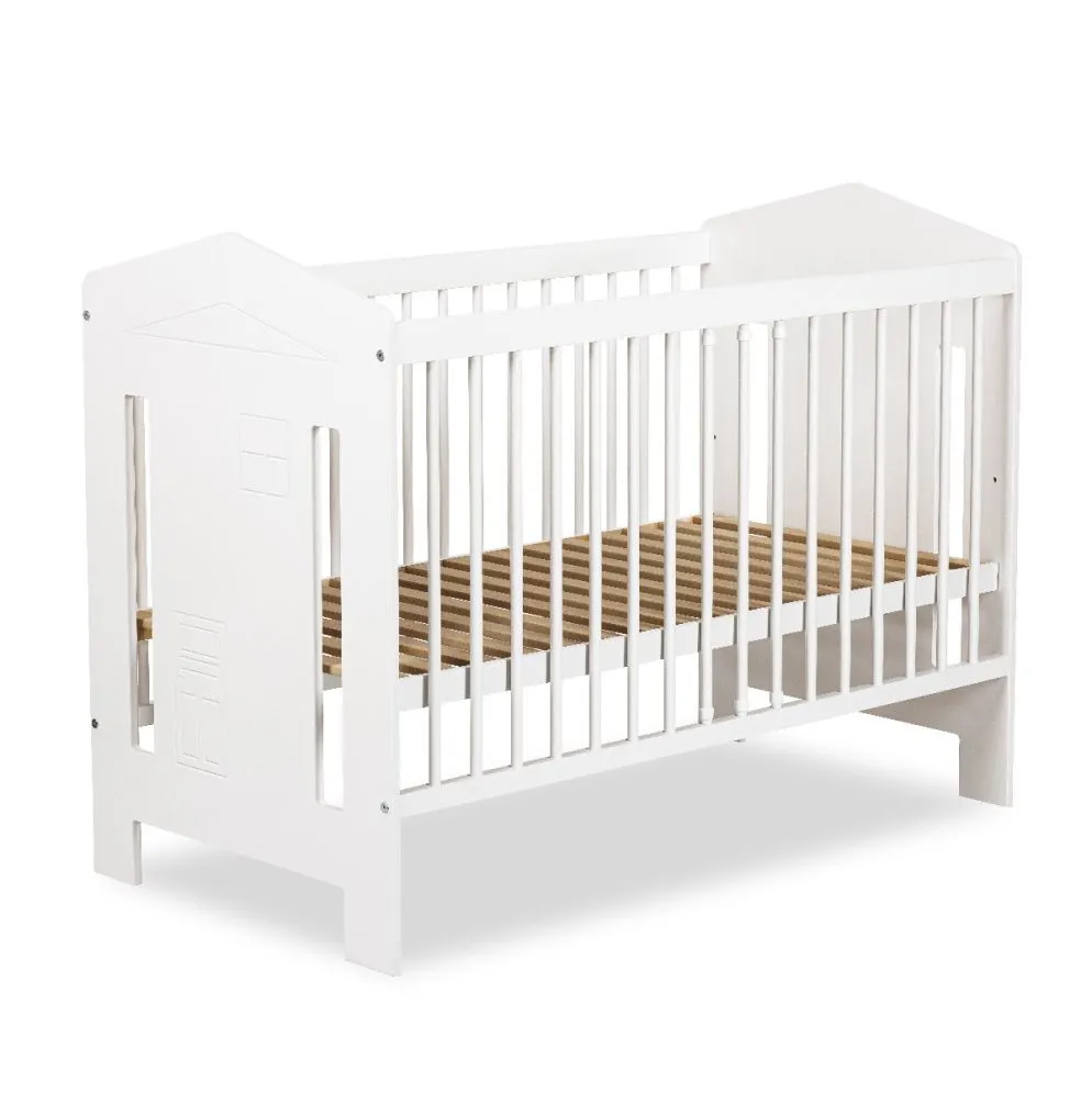 Łóżeczko dziecięce IDA 120x60 białe polskiej produkcji I sklep meblowy MIRAT.