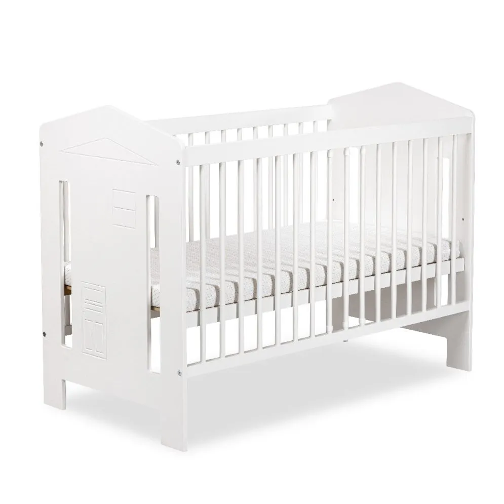 Łóżeczko dziecięce IDA 120x60 białe polskiej produkcji I sklep meblowy MIRAT.