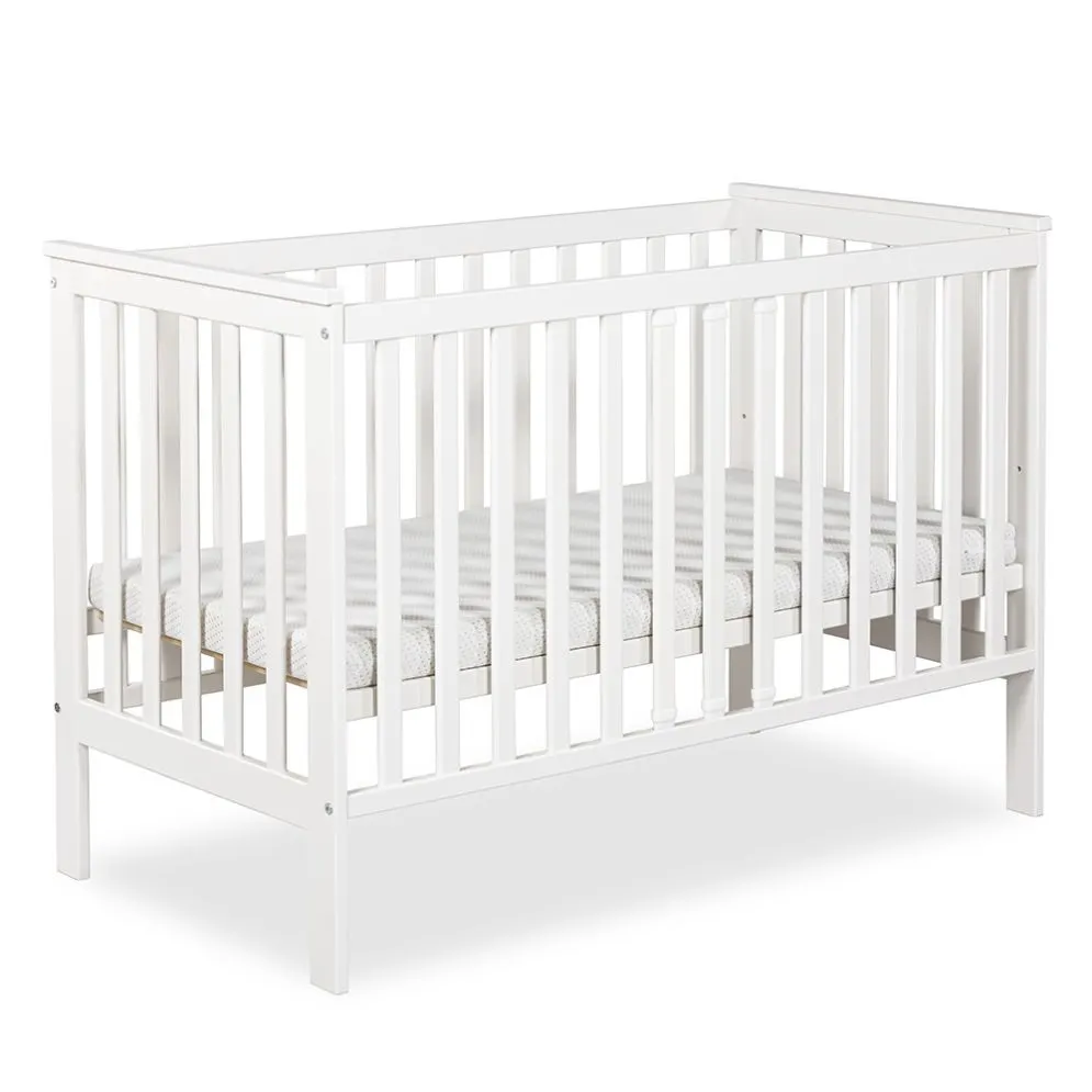 Łóżeczko dziecięce FILIP 120x60 białe sosnowe I sklep meblowy MIRAT. styl SKANDYNAWSKI