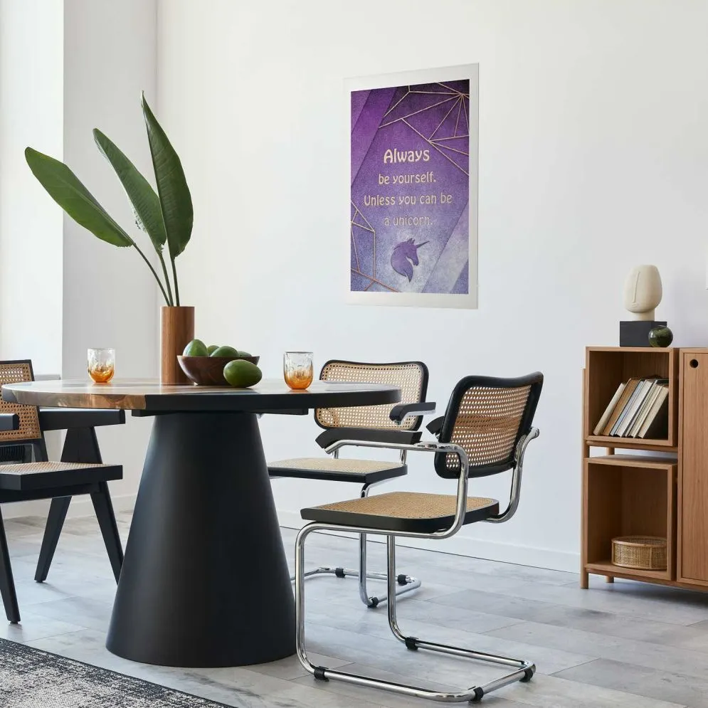 Plakat Bądź sobą 29,7x42 cm bez ramy z marginesem | MIRAT.