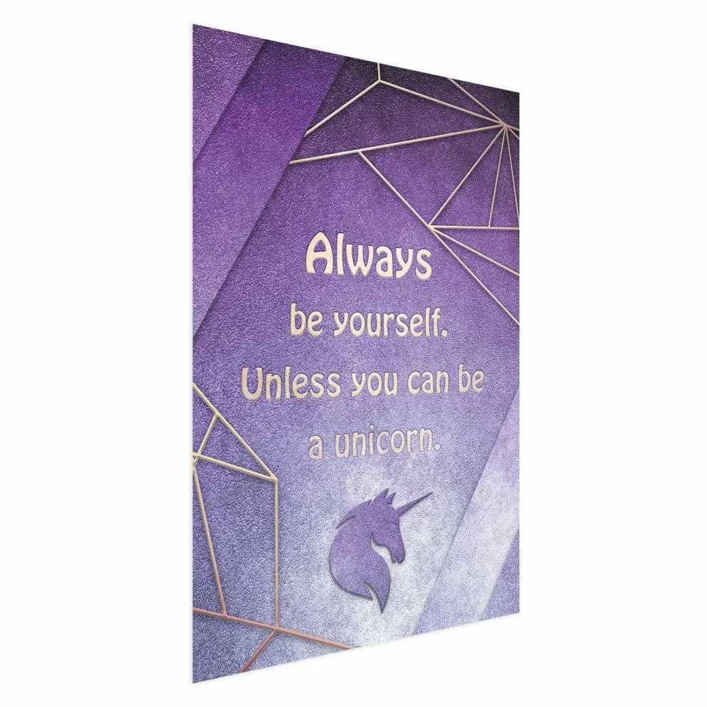 Plakat Bądź sobą 40x60 cm bez ramy bez marginesu | MIRAT.