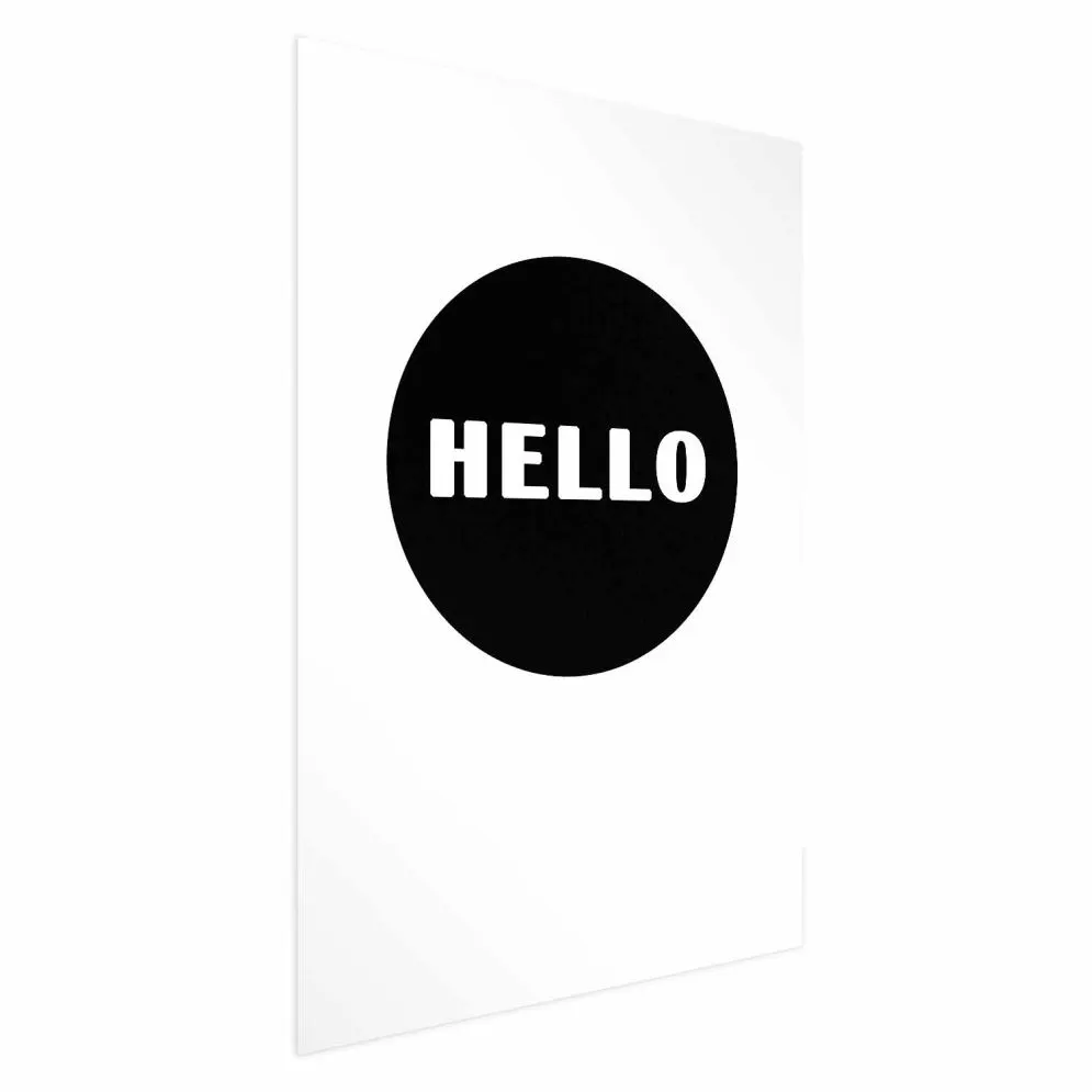 Plakat Na dzień dobry 60x90 cm bez ramy bez marginesu | MIRAT.