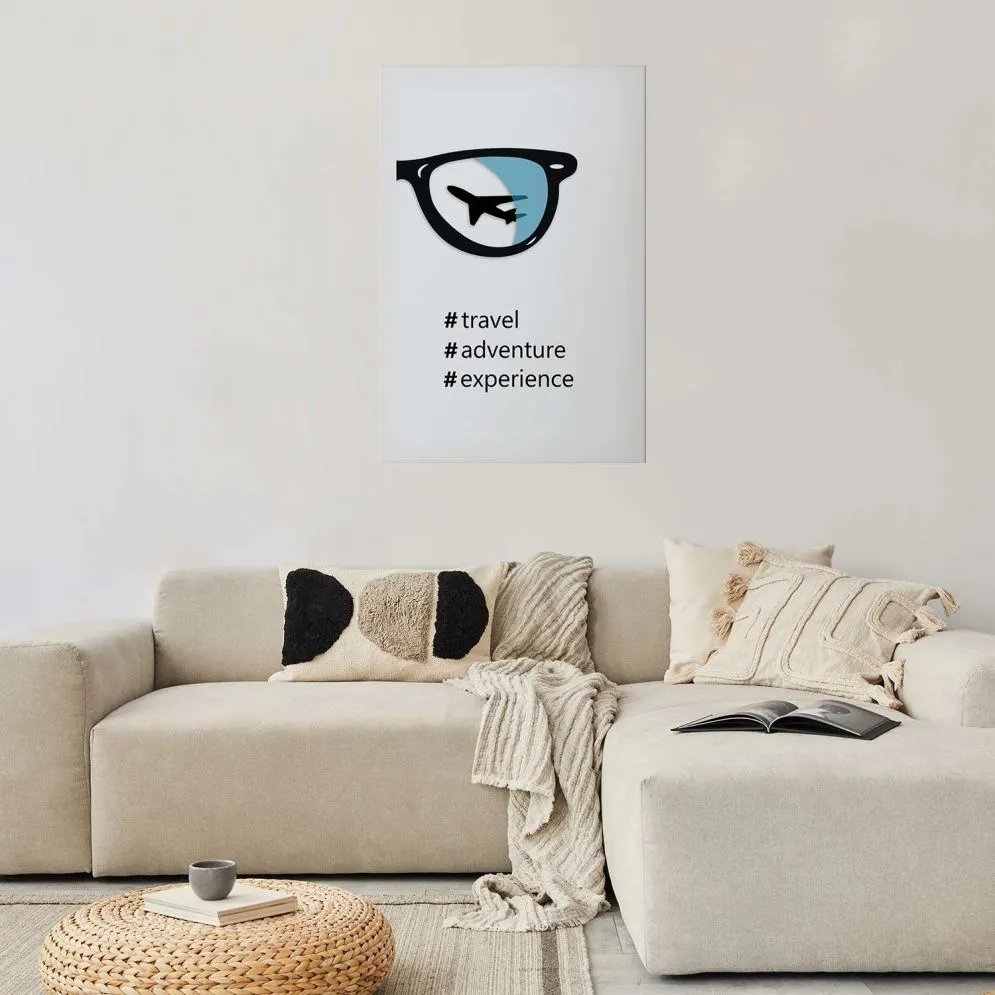 Plakat Nowe doświadczenia 40x60 cm bez ramy z marginesem | MIRAT.