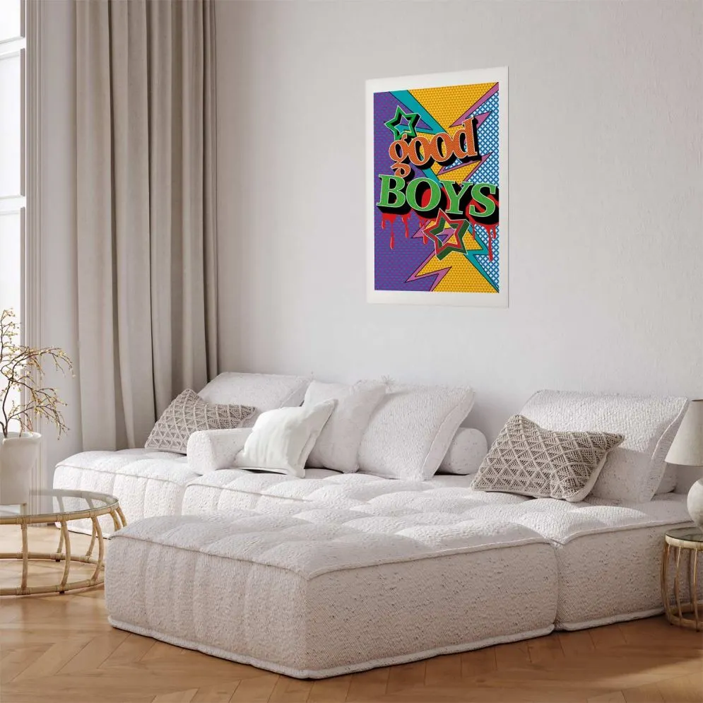 Plakat Good Boys 60x90 cm bez ramy z marginesem | MIRAT.