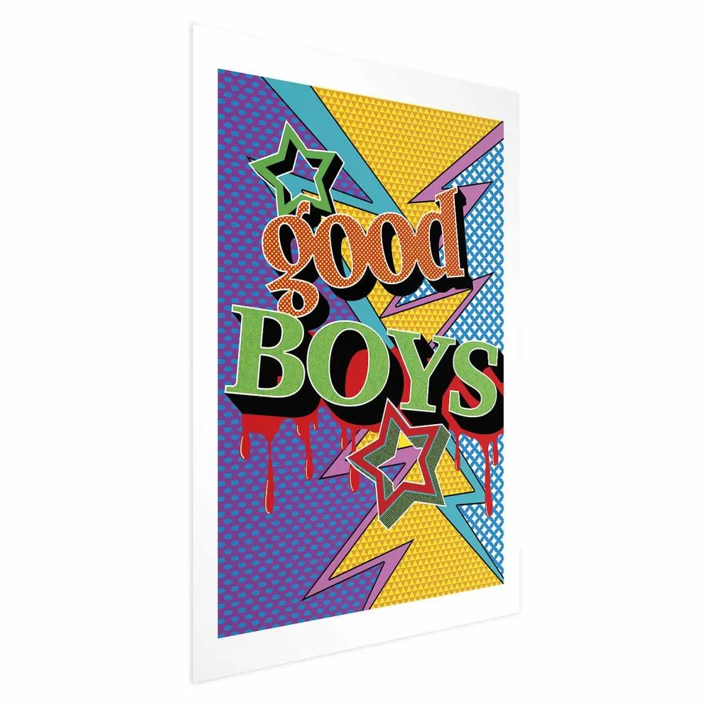 Plakat Good Boys 60x90 cm bez ramy z marginesem | MIRAT.